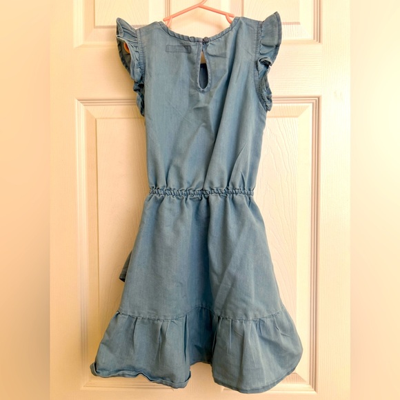 BCBG GIRLS SOFT CHAMBRAY DENIM DRESS - Picture 2 of 6